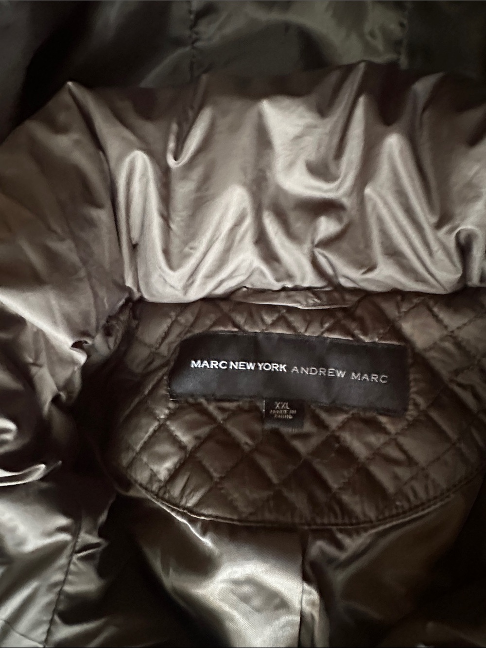 Quilted Hooded Puffer Jacket - Dark Olive XXL - Picture 2 of 7